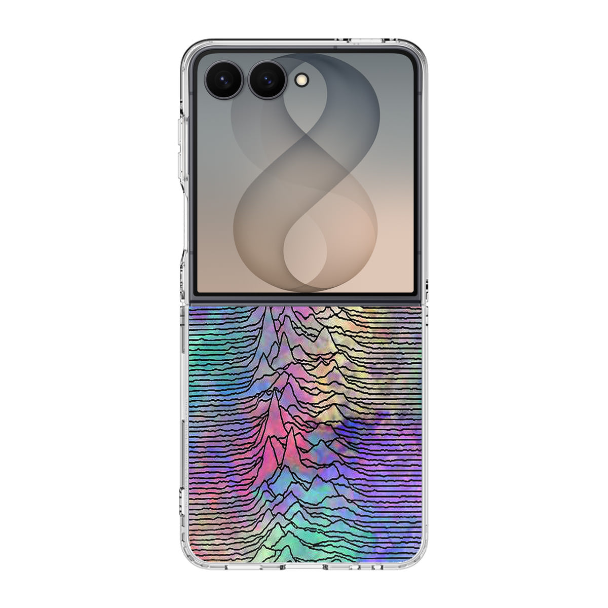 Joy Division Unknown Pleasures Colorful Samsung Galaxy Z Flip 8 Case
