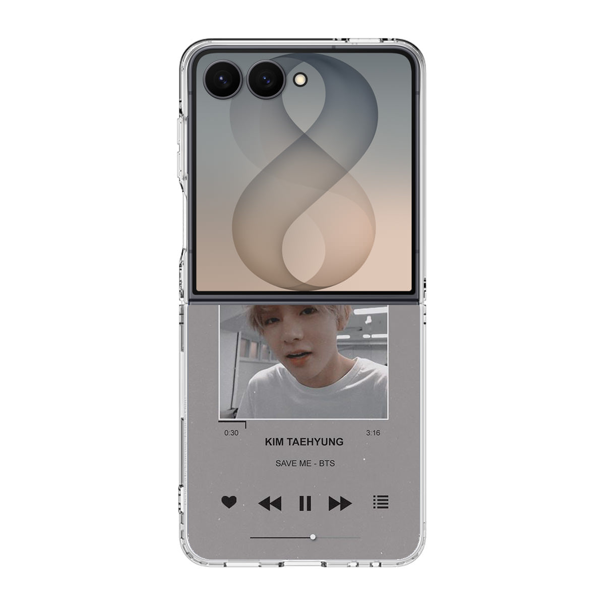 Kim Save Me BTS Samsung Galaxy Z Flip 8 Case