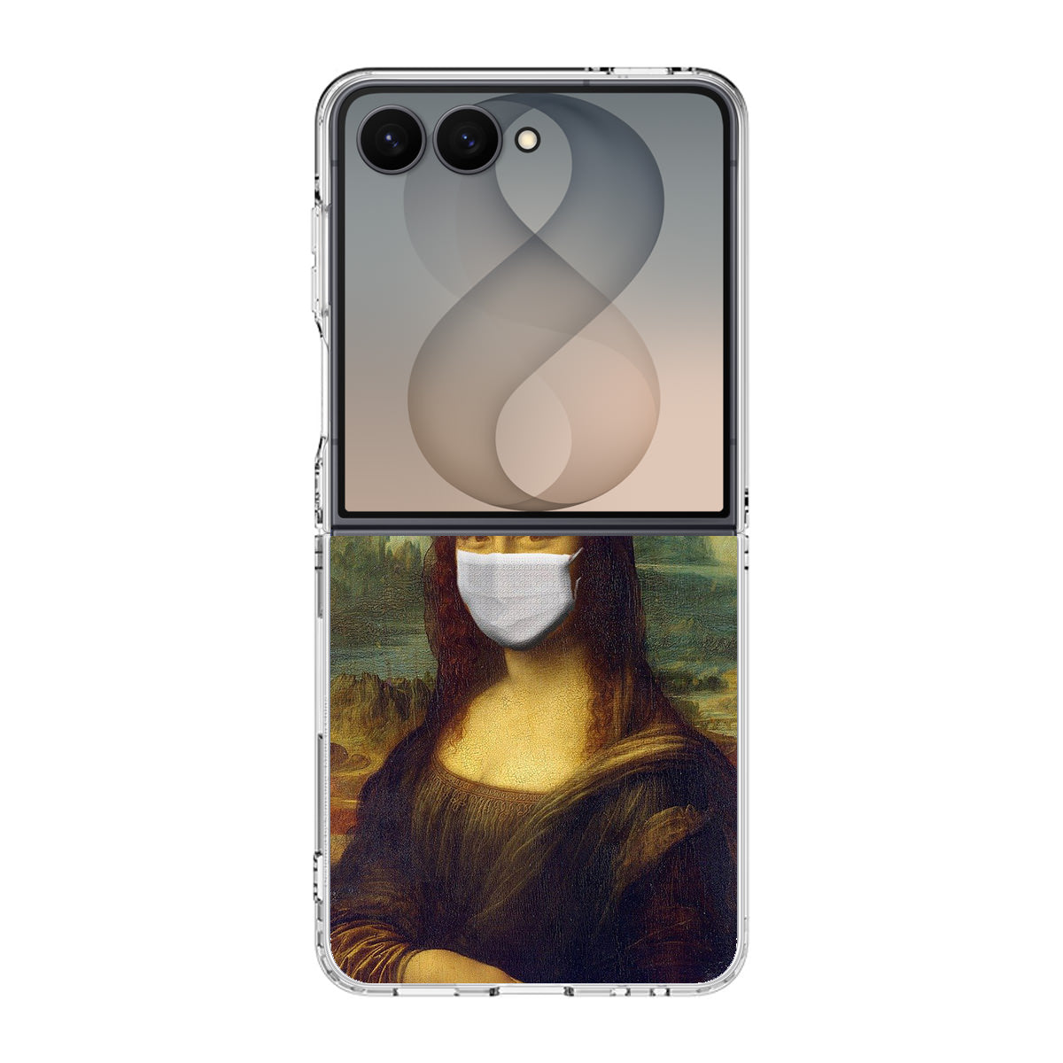 Monalisa In Pandemic Samsung Galaxy Z Flip 8 Case
