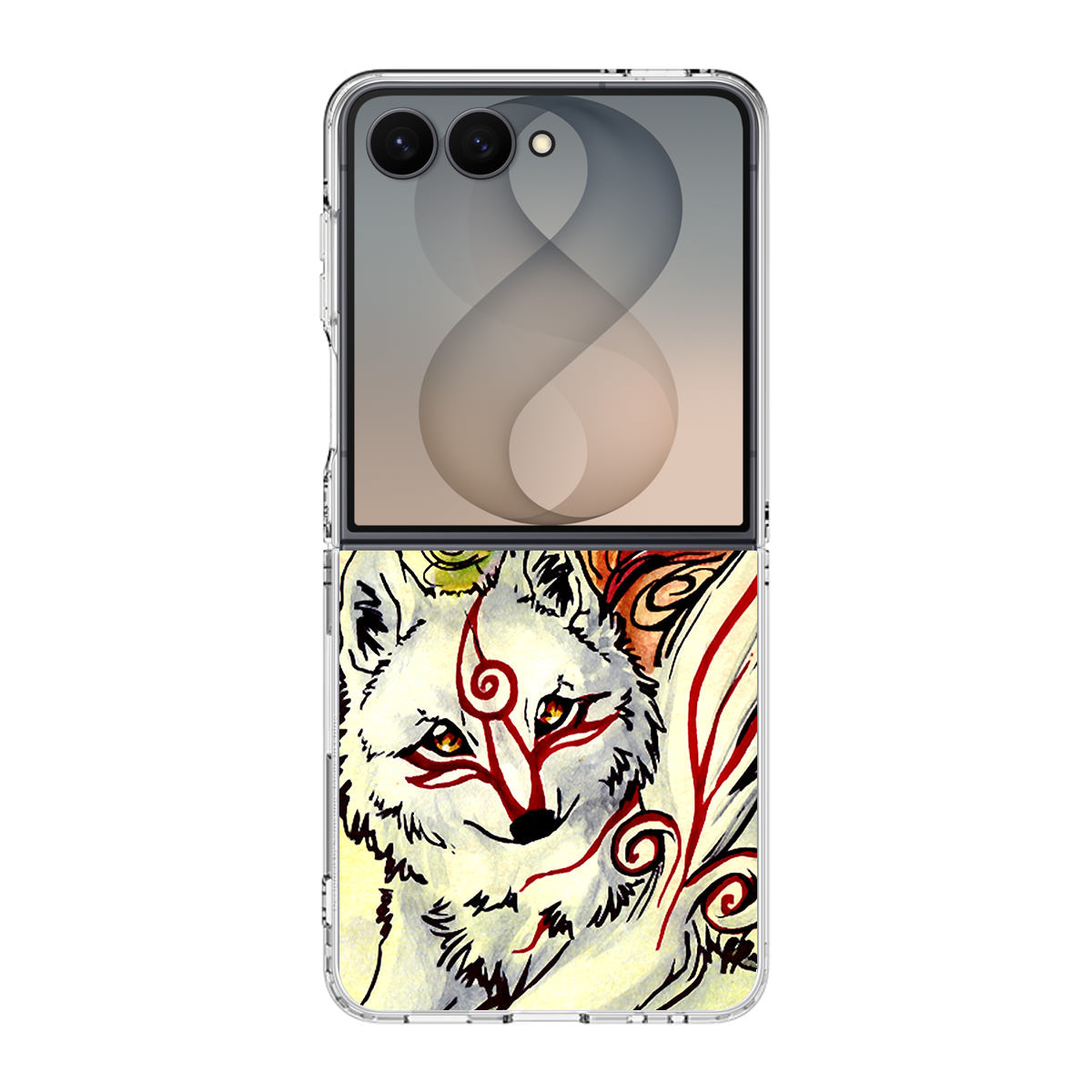 Okami Amaterasu Samsung Galaxy Z Flip 8 Case