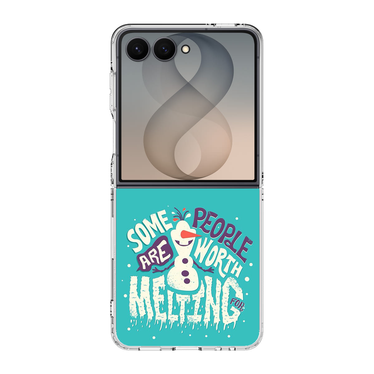Olaf Frozen Is Melting Samsung Galaxy Z Flip 8 Case