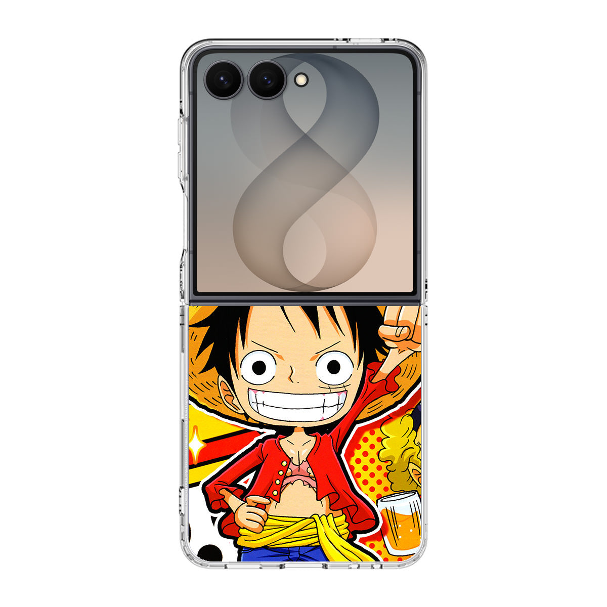 One Piece Cute Luffy Samsung Galaxy Z Flip 8 Case