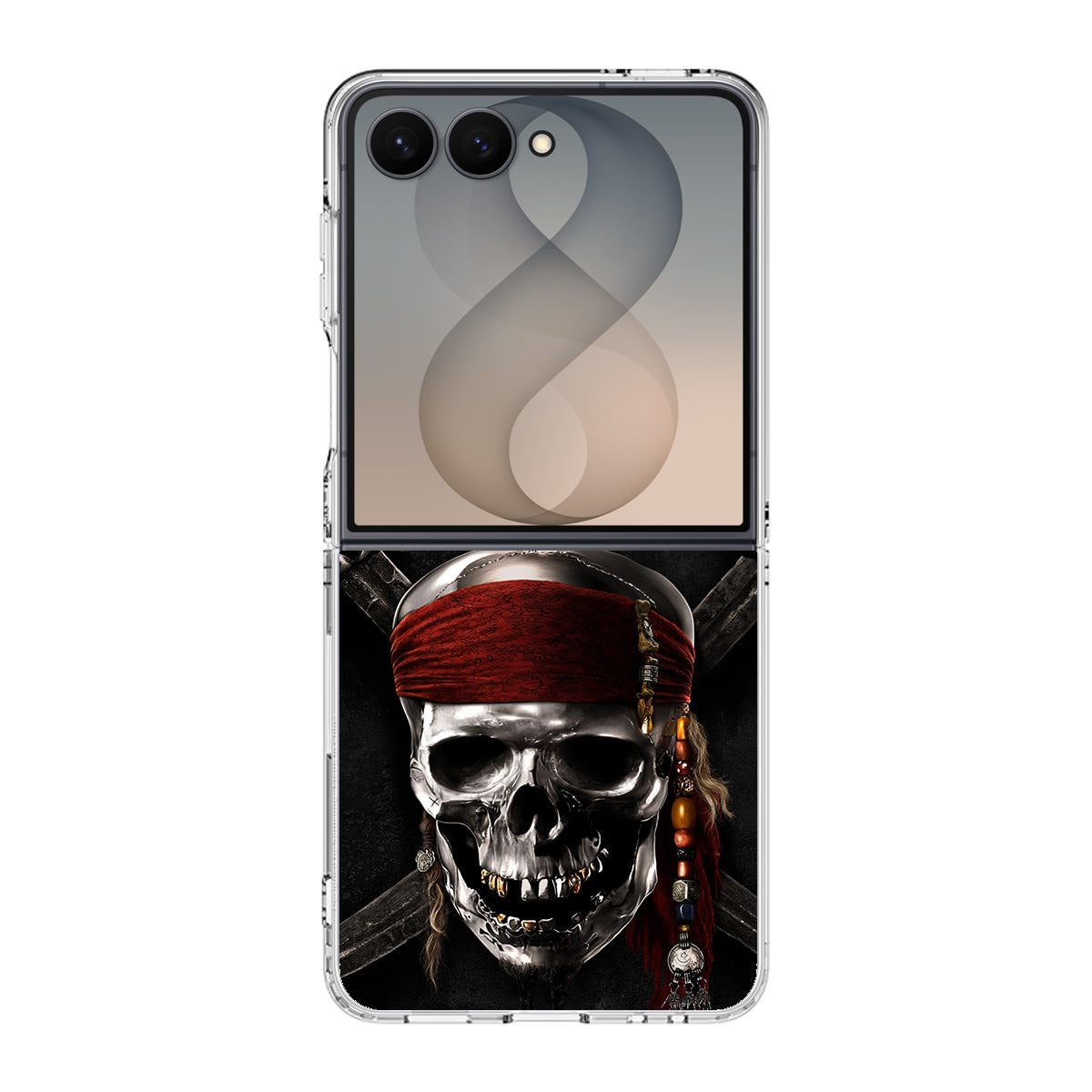 Pirates Of Carribean Skull Samsung Galaxy Z Flip 8 Case