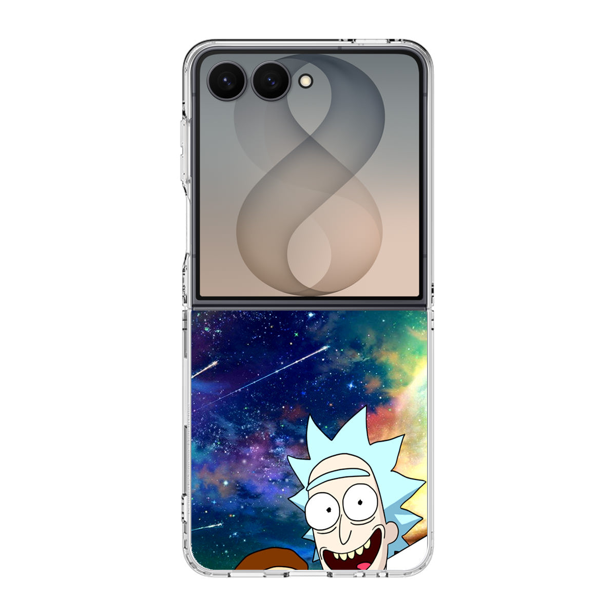Rick And Morty In The Space Samsung Galaxy Z Flip 8 Case