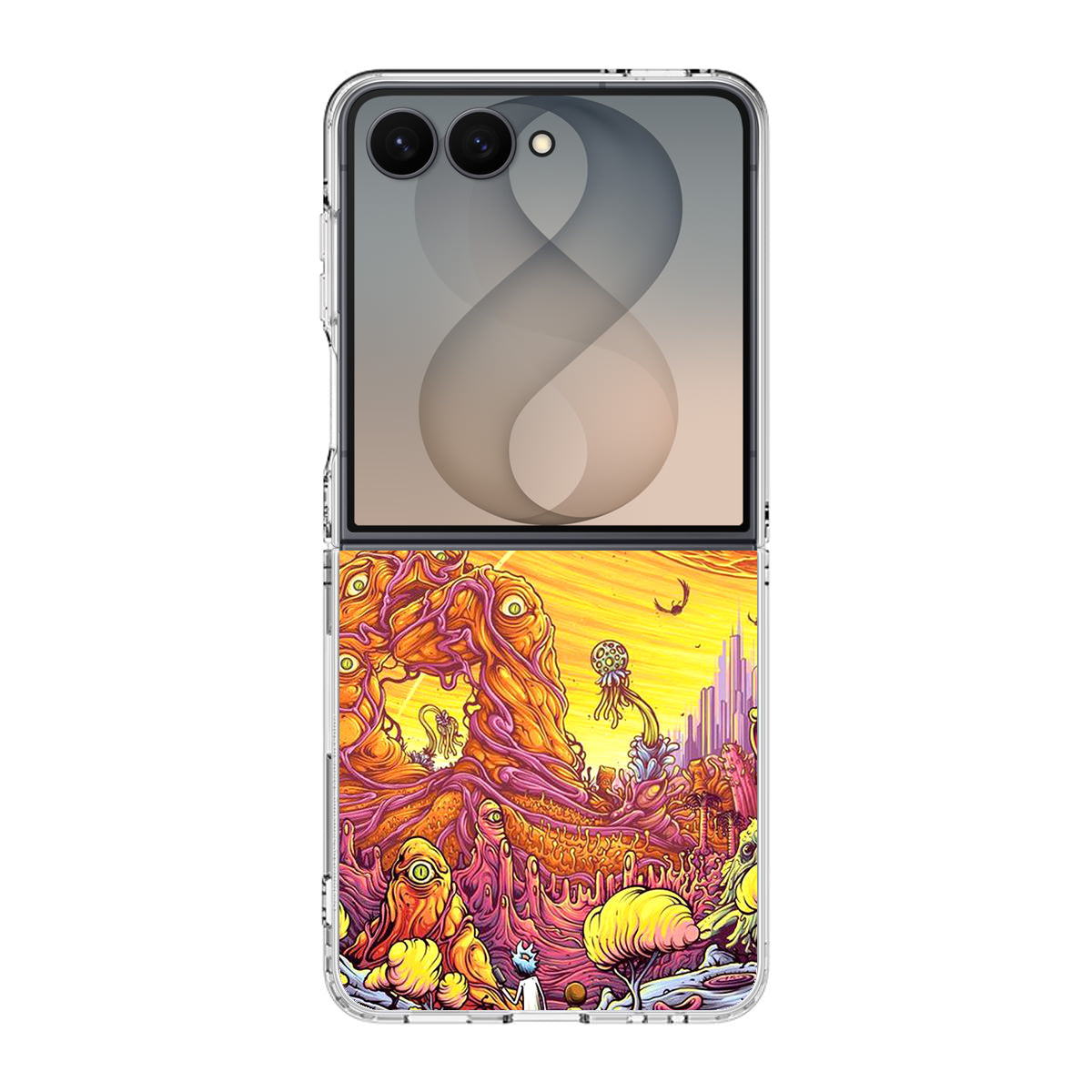 Rick And Morty Alien Planet Samsung Galaxy Z Flip 8 Case