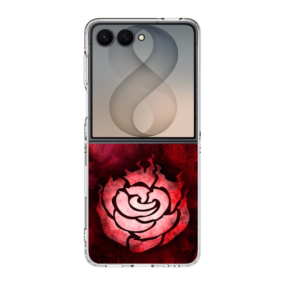RWBY Ruby Rose Symbol Samsung Galaxy Z Flip 8 Case