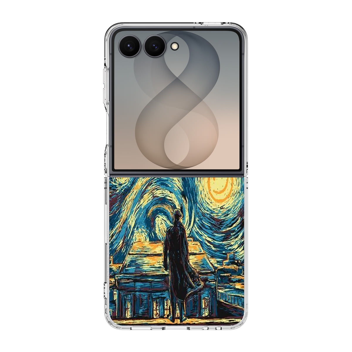 Sherlock Starry Night Samsung Galaxy Z Flip 8 Case
