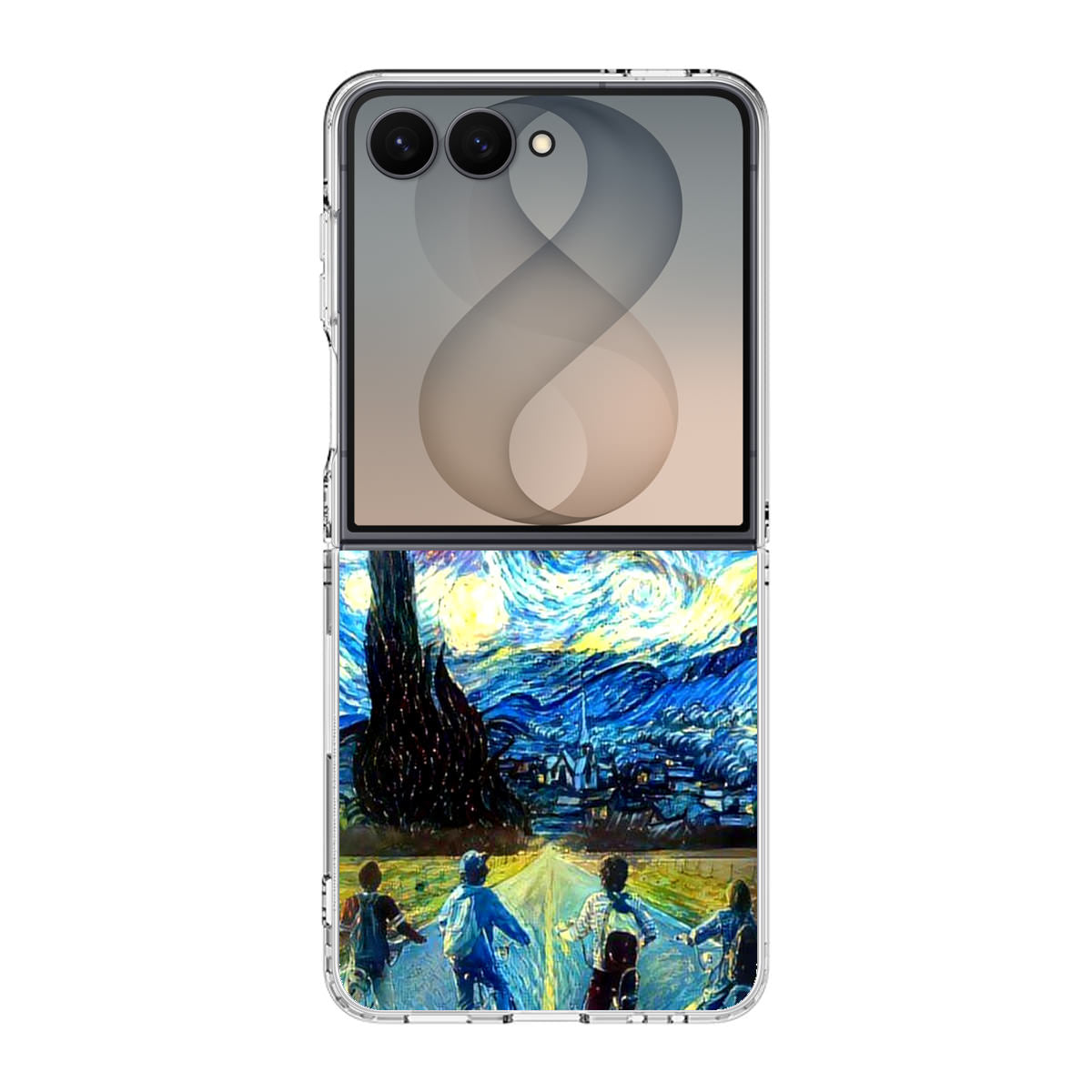Stranger At Starry Night Samsung Galaxy Z Flip 8 Case