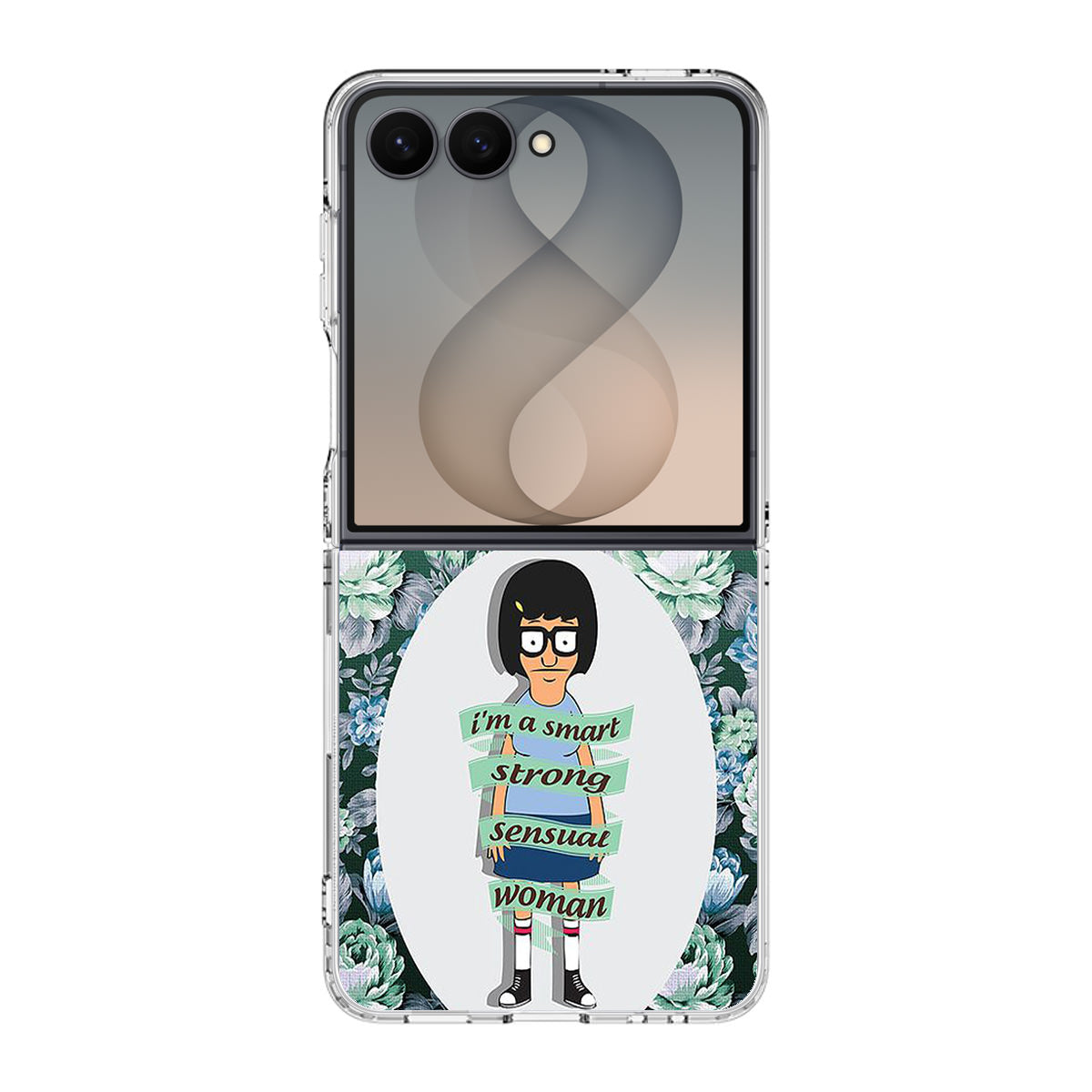 Tina Belcher Flower Woman Quotes Samsung Galaxy Z Flip 8 Case