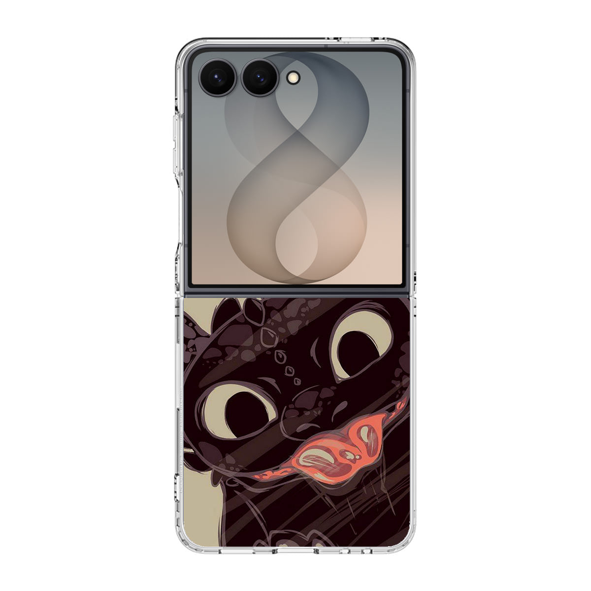 Toothless Dragon Art Samsung Galaxy Z Flip 8 Case