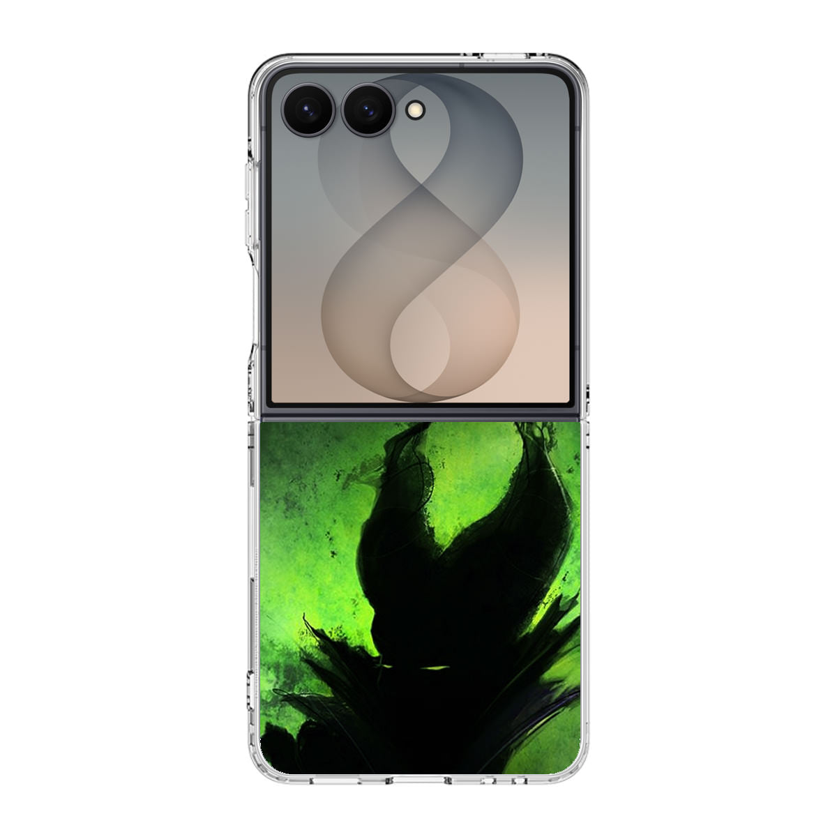 Villains Maleficent Silhouette Samsung Galaxy Z Flip 8 Case