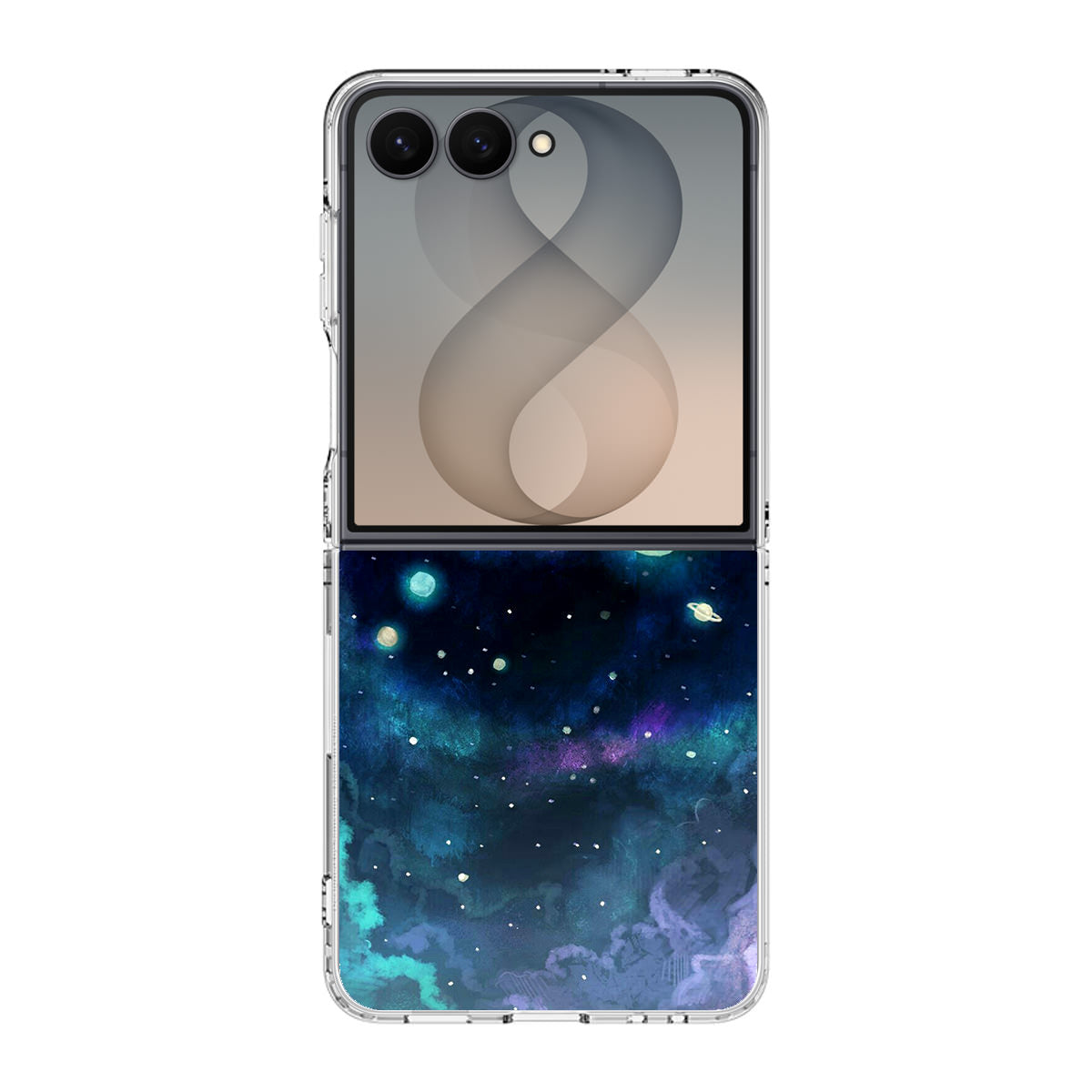 Voltron In Space Nebula Samsung Galaxy Z Flip 8 Case