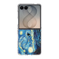 Witch Flying In Van Gogh Starry Night Samsung Galaxy Z Flip 8 Case
