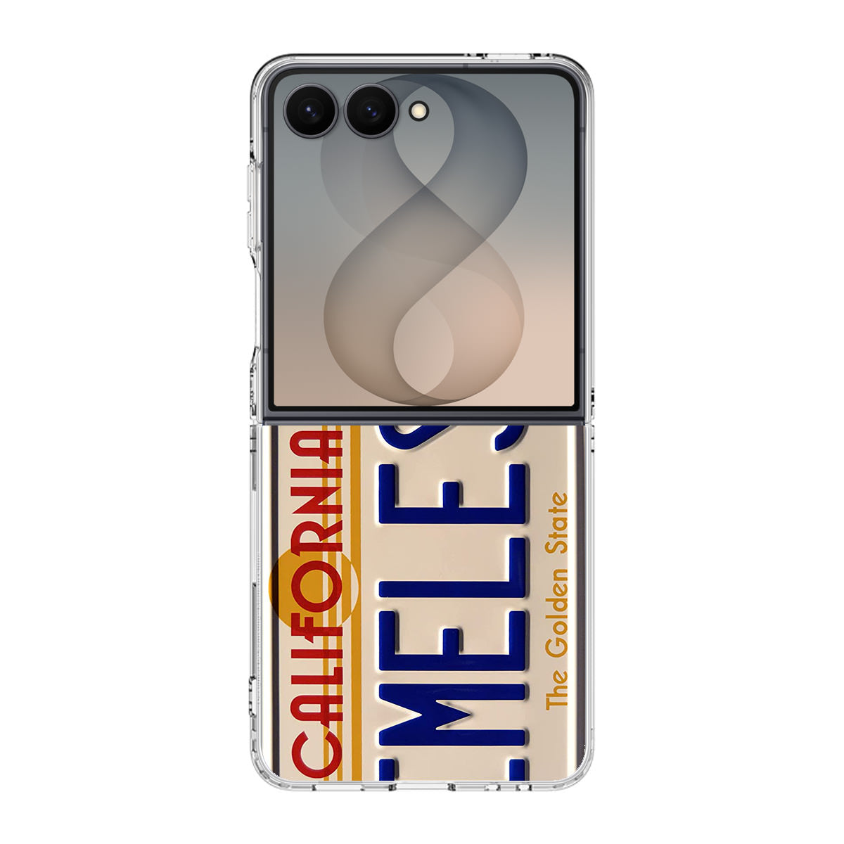 Back to the Future License Plate Timeless Samsung Galaxy Z Flip 8 Case