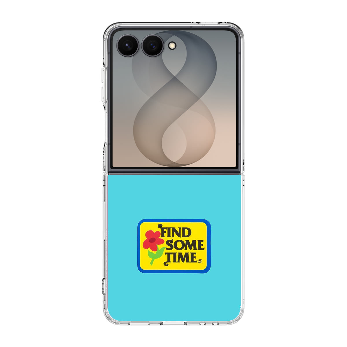 Find Some Time Flower Samsung Galaxy Z Flip 8 Case