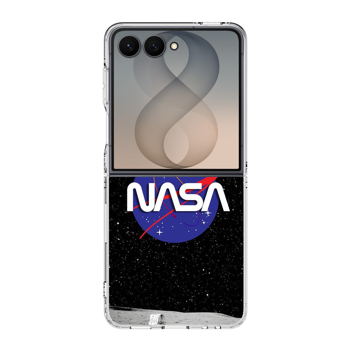 NASA To The Moon Samsung Galaxy Z Flip 8 Case