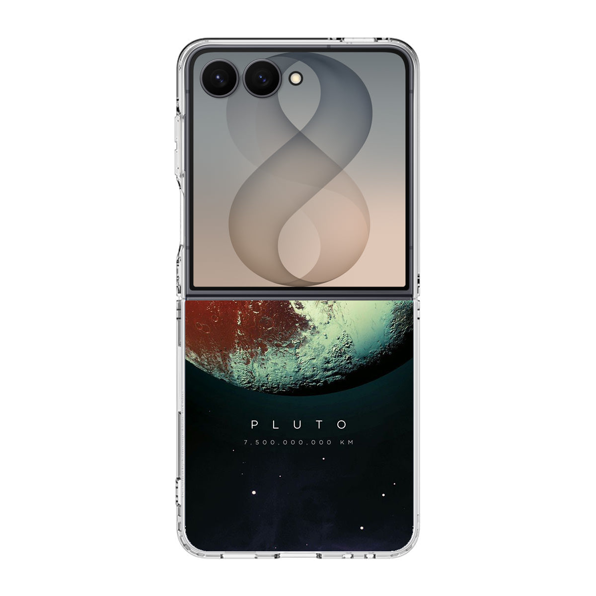 Planet Pluto Samsung Galaxy Z Flip 8 Case