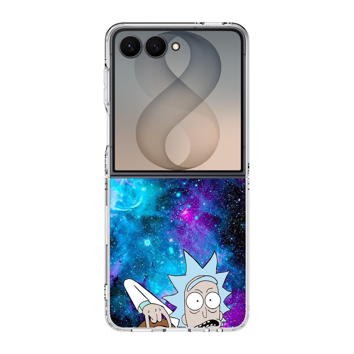 Rick And Morty Open Your Eyes Samsung Galaxy Z Flip 8 Case