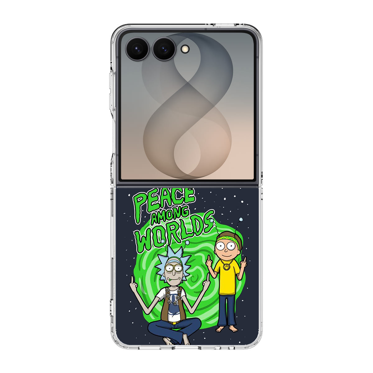 Rick And Morty Peace Among Worlds Samsung Galaxy Z Flip 8 Case
