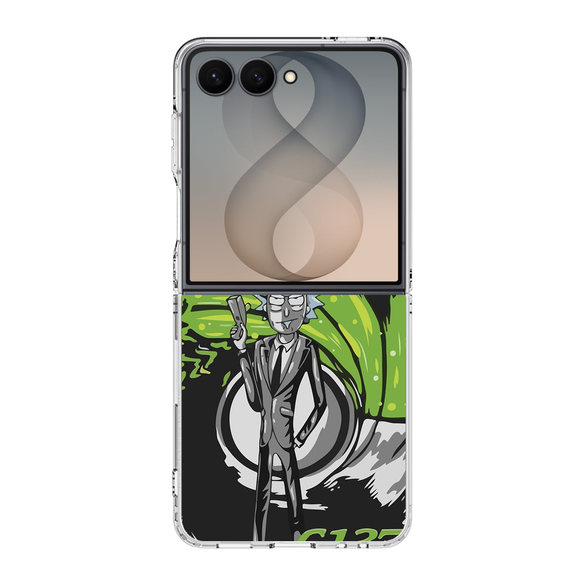 Rick Sanchez Agent C137 Samsung Galaxy Z Flip 8 Case
