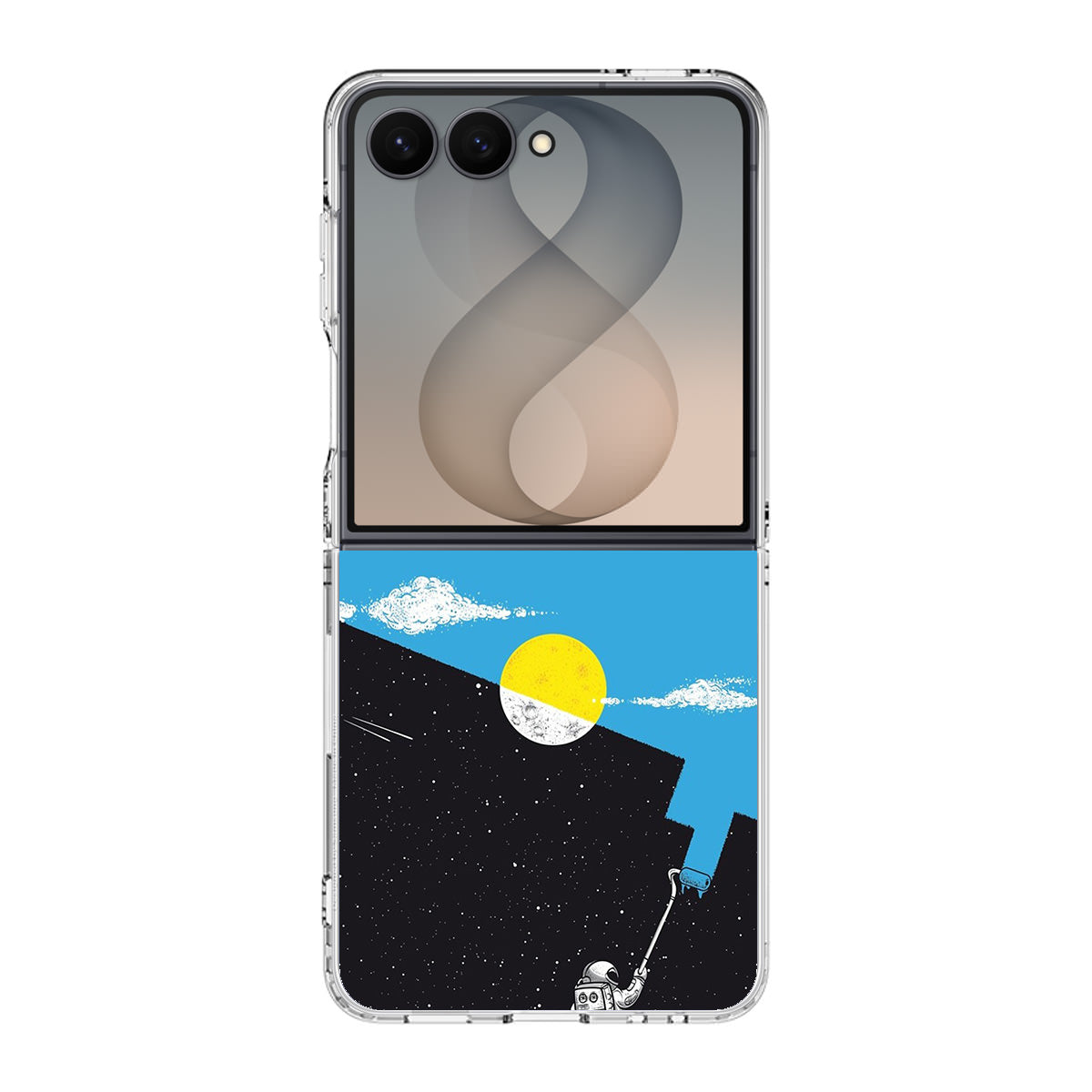 Space Paiting Day Samsung Galaxy Z Flip 8 Case