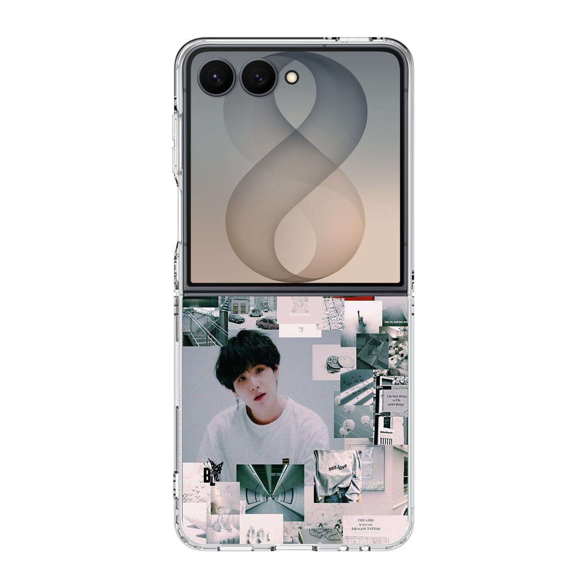Suga College Wallpaper Samsung Galaxy Z Flip 8 Case