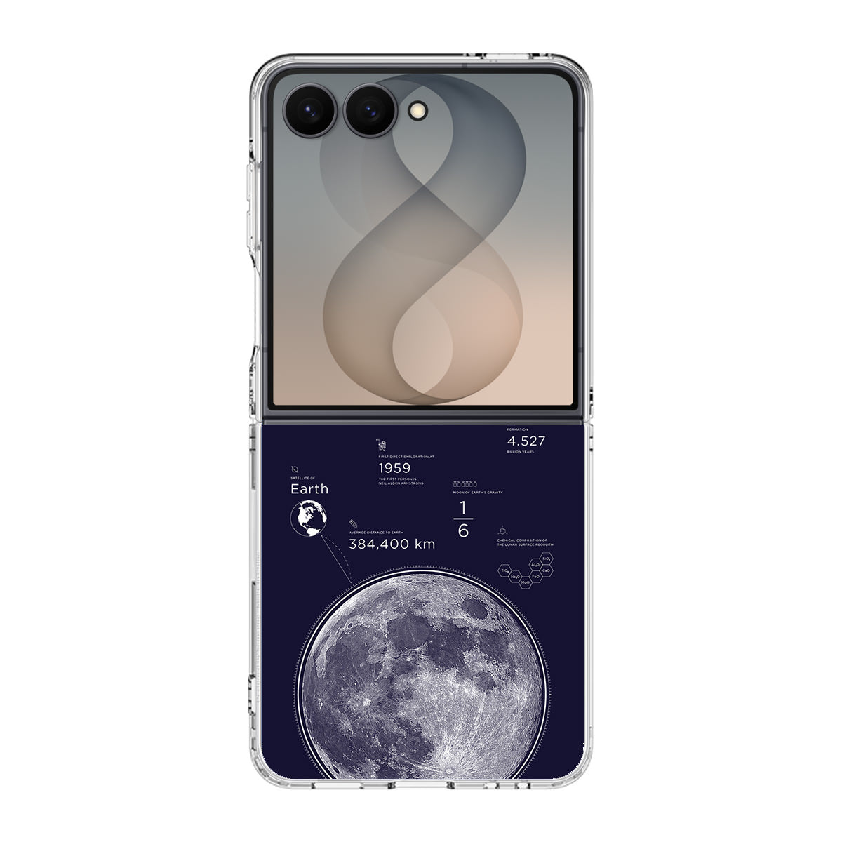The Moon Samsung Galaxy Z Flip 8 Case