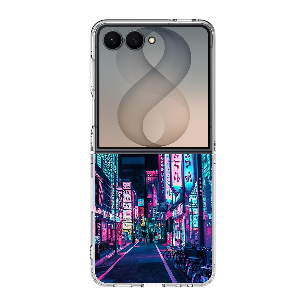 Tokyo Street Wonderful Neon Samsung Galaxy Z Flip 8 Case