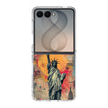 Canvas Art Statue of Liberty Samsung Galaxy Z Flip 8 Case