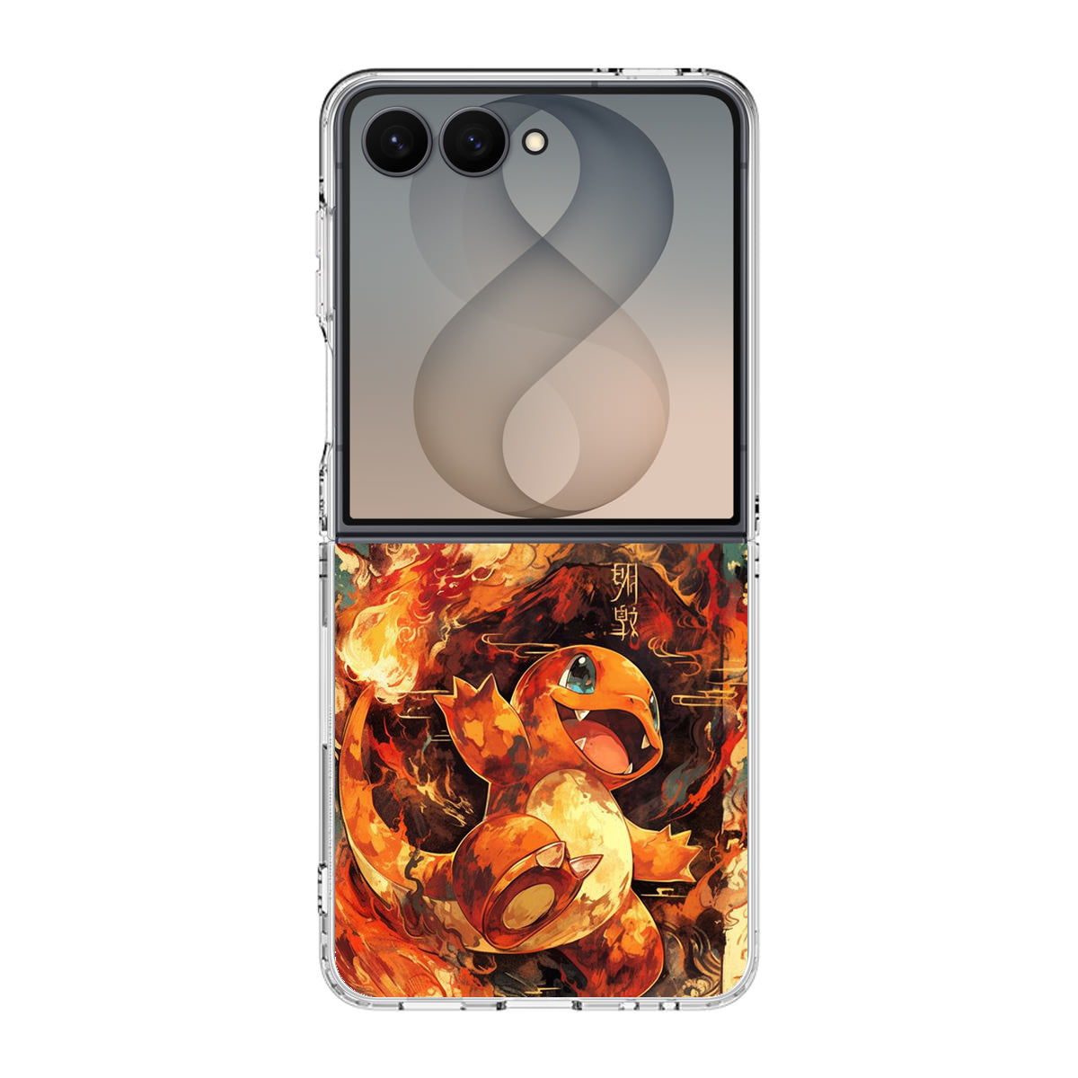 Charmander Ember Dance Samsung Galaxy Z Flip 8 Case