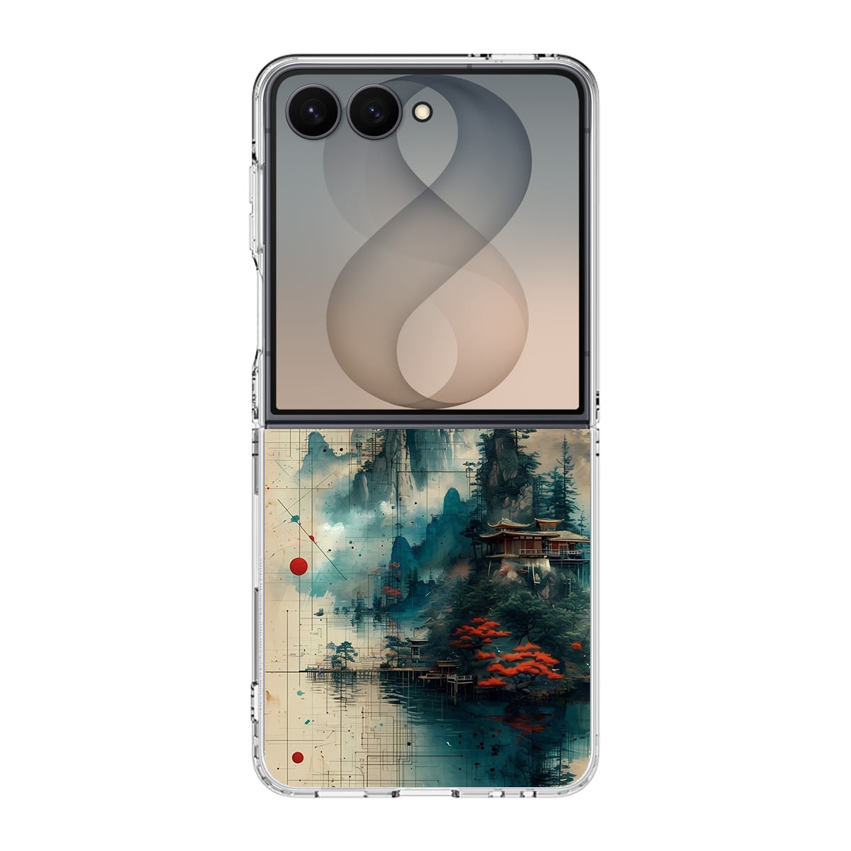 Code of the Crimson Moon Samsung Galaxy Z Flip 8 Case