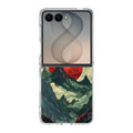 Crimson Moon Over Silent Peaks Samsung Galaxy Z Flip 8 Case