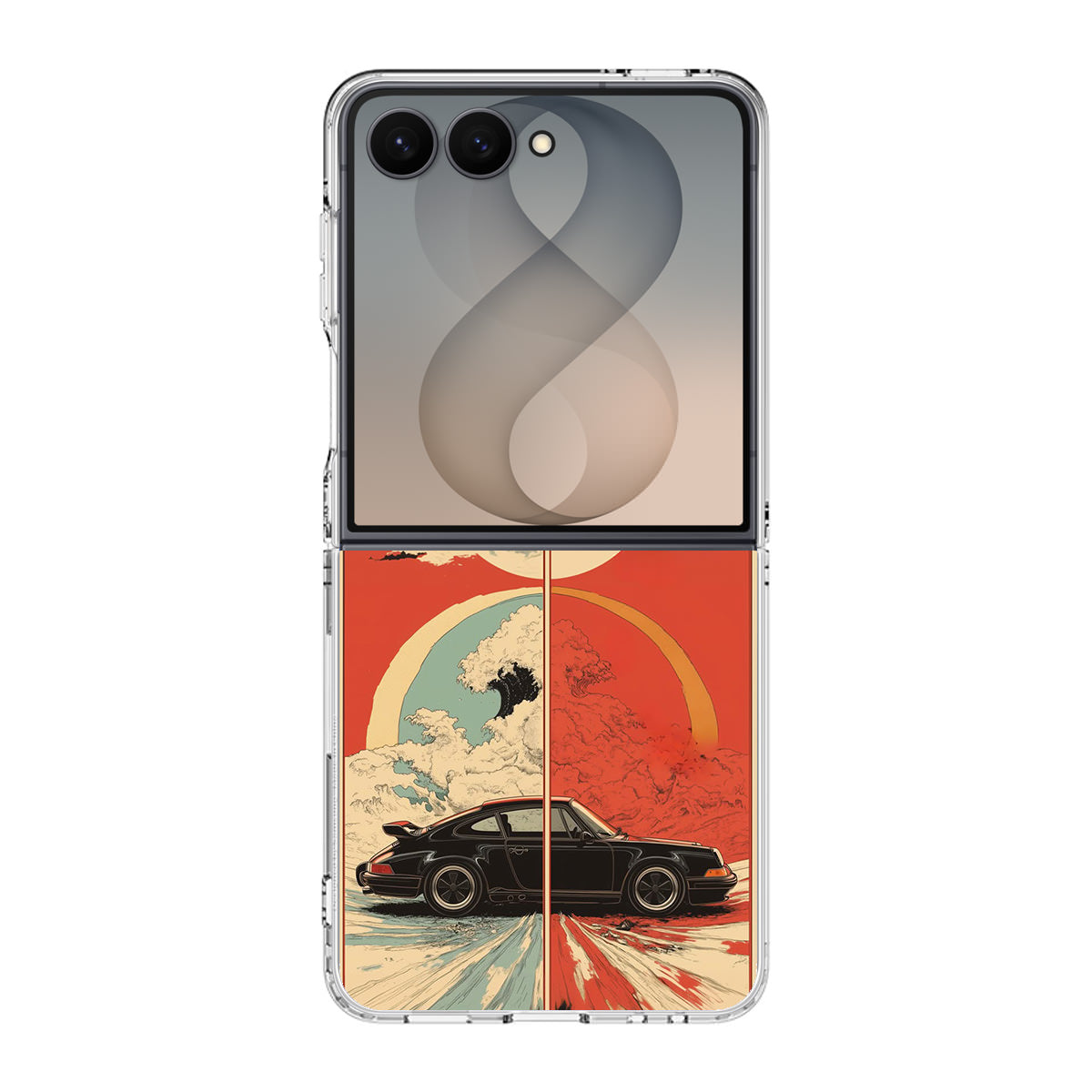 Duality Drive Moonlight and Magma Samsung Galaxy Z Flip 8 Case
