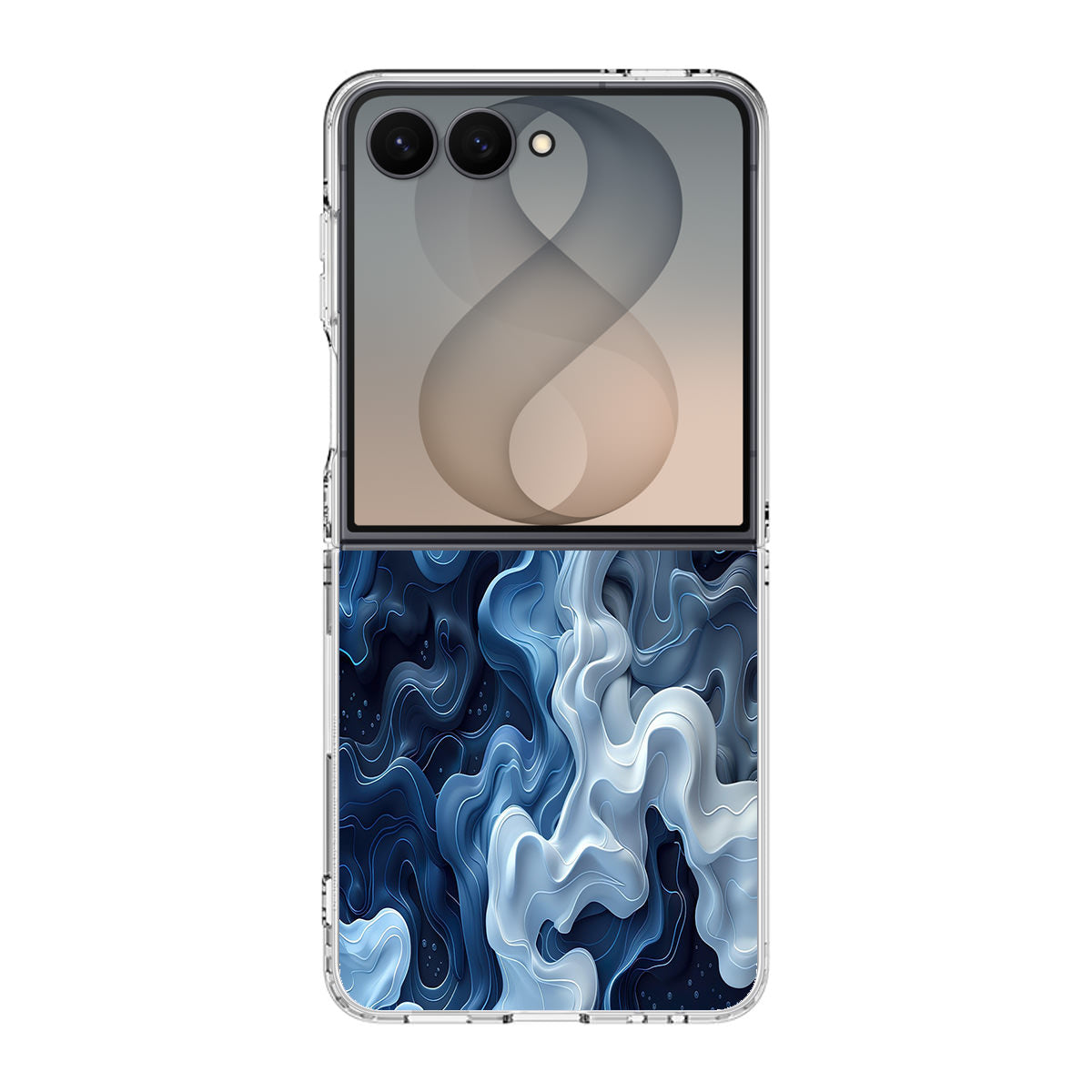 Frozen Waves Samsung Galaxy Z Flip 8 Case