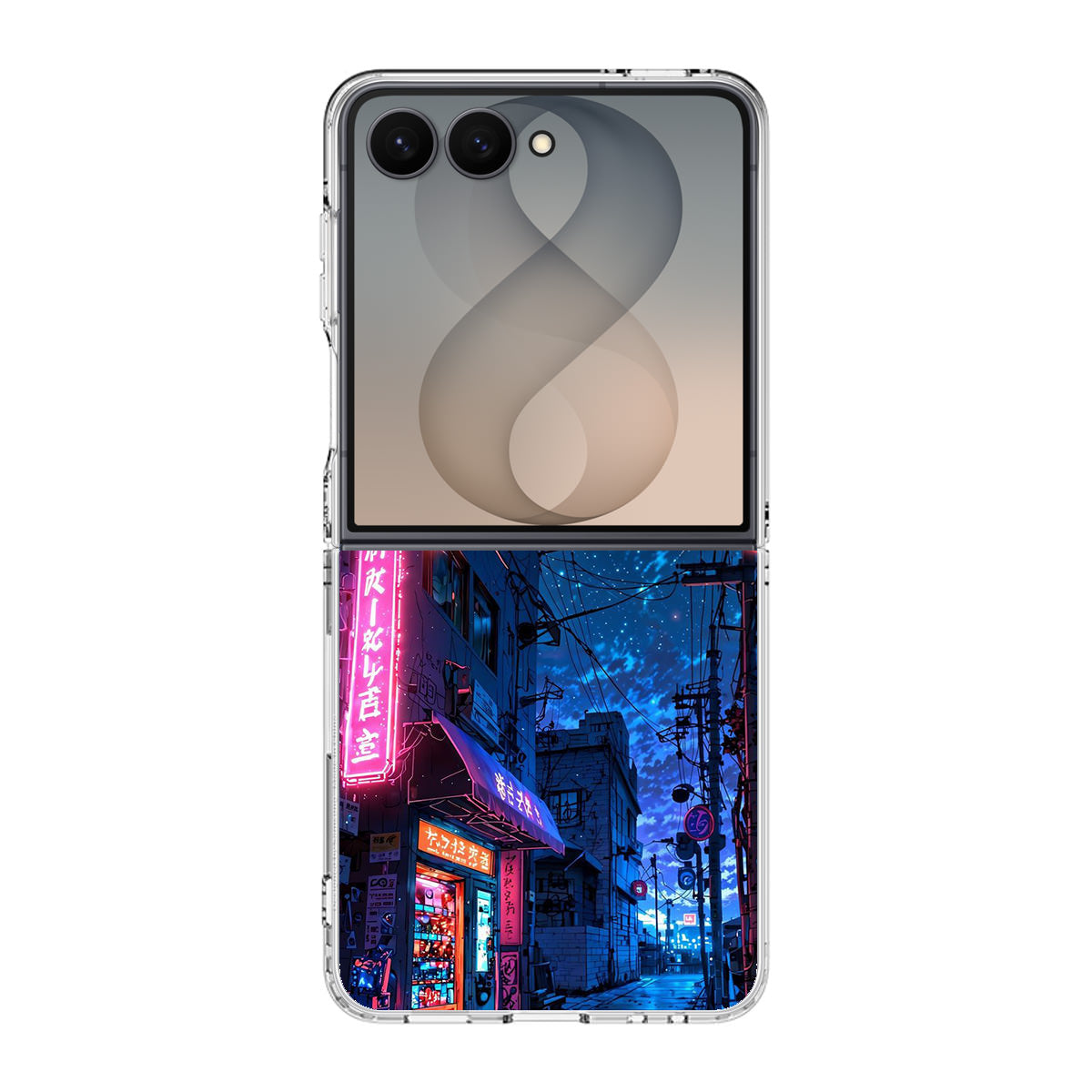 Japan Neon Reverie Samsung Galaxy Z Flip 8 Case
