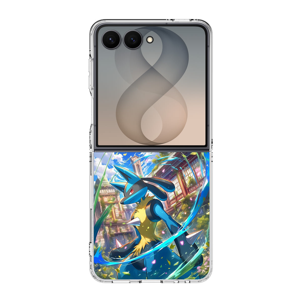 Lucario Precognitive Aura Samsung Galaxy Z Flip 8 Case