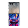 Neon Midnight Drift Tokyo Rain Samsung Galaxy Z Flip 8 Case