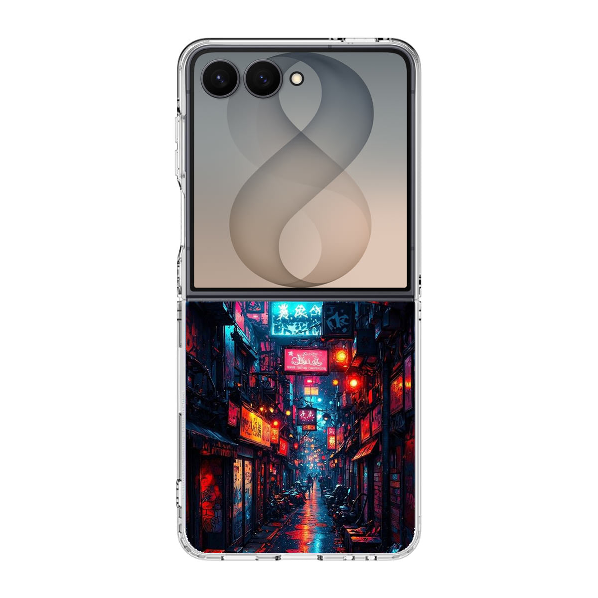 Neon Veins Of The Cyber City Samsung Galaxy Z Flip 8 Case