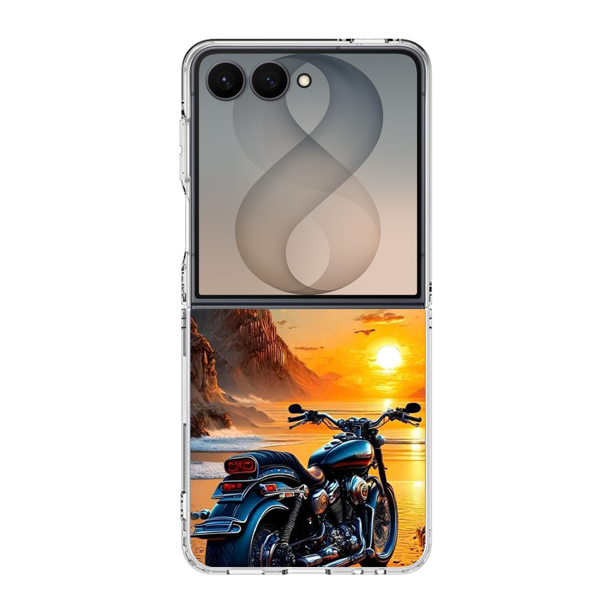 Ride Into the Blaze Samsung Galaxy Z Flip 8 Case