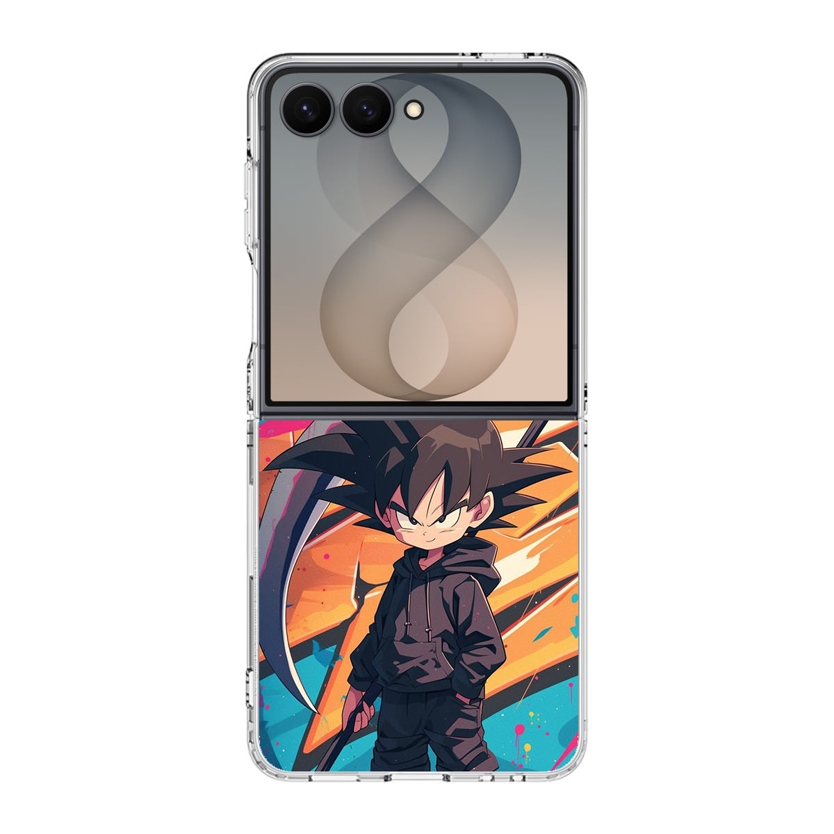 Street Saiyan Samsung Galaxy Z Flip 8 Case