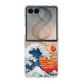 The Great Wave Off Paper Art Samsung Galaxy Z Flip 8 Case