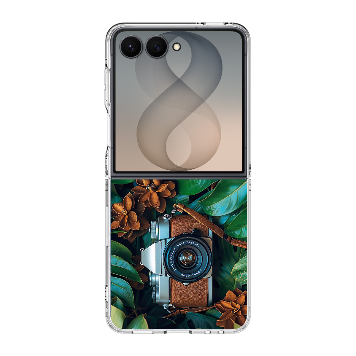 The Lens Between Leaves Samsung Galaxy Z Flip 8 Case