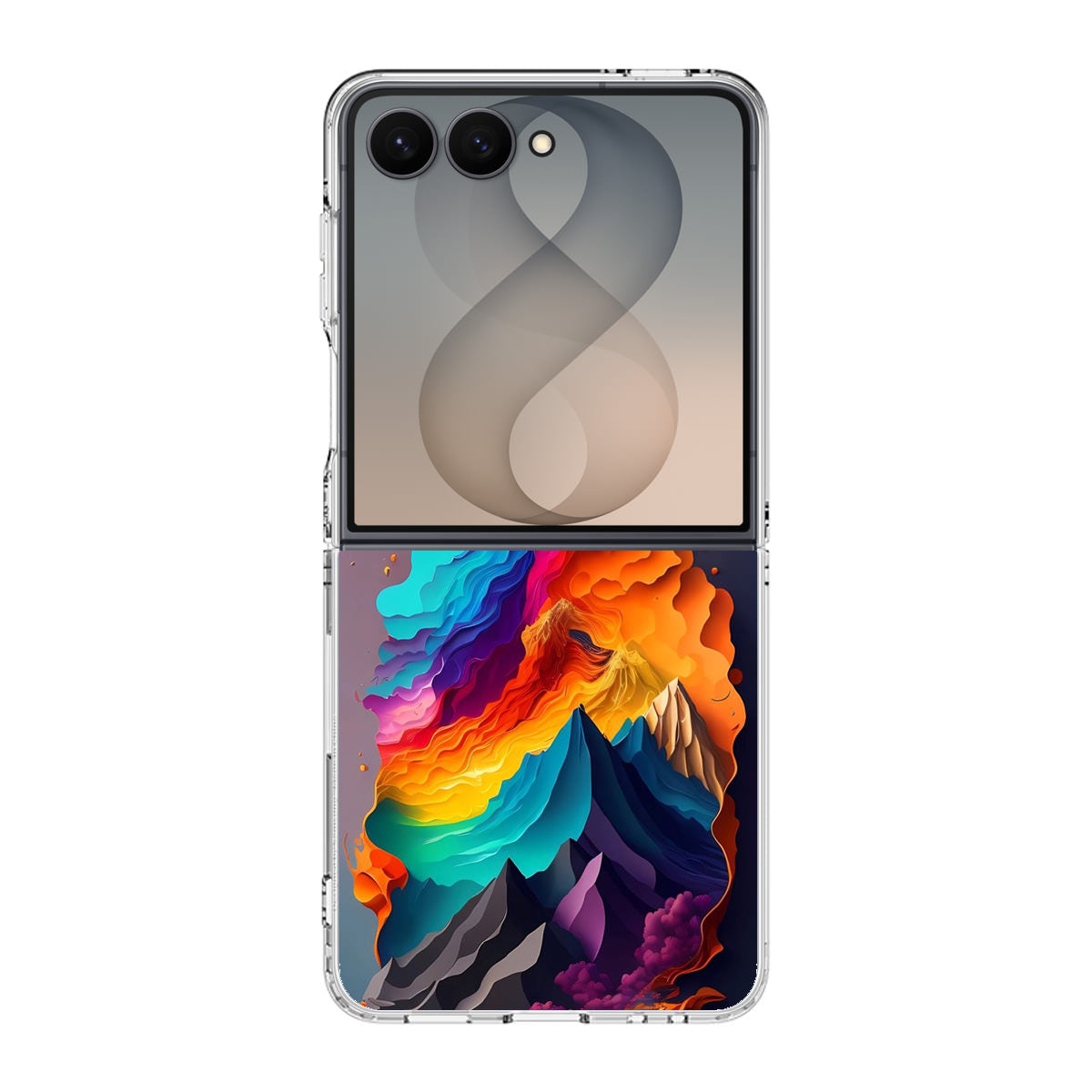 The Spectrum of Peaks Samsung Galaxy Z Flip 8 Case