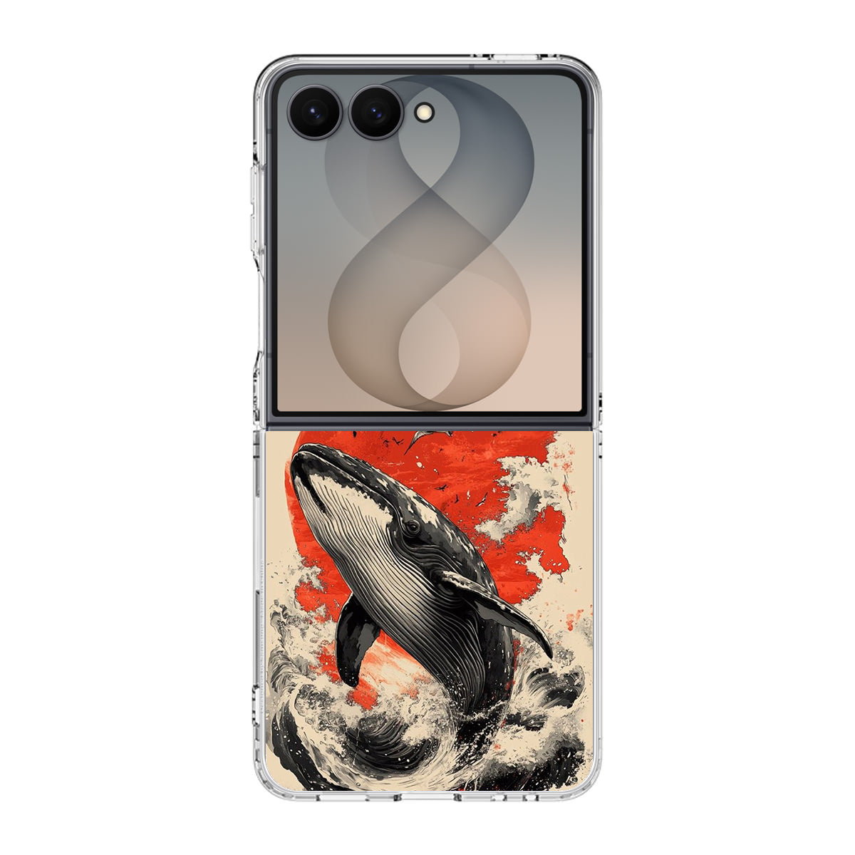 The Whale Rises Samsung Galaxy Z Flip 8 Case