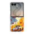 Turbo Dreams in Neon Palms Samsung Galaxy Z Flip 8 Case