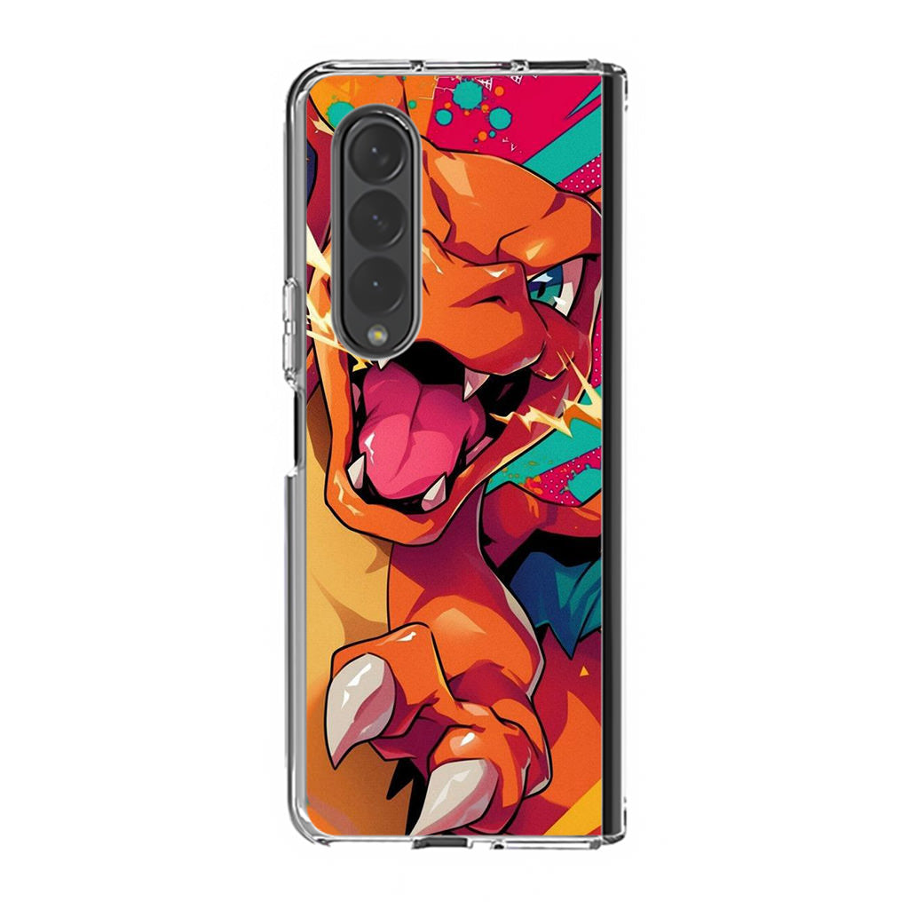 Blazing Fury Charizard Samsung Galaxy Z Fold 4 Case