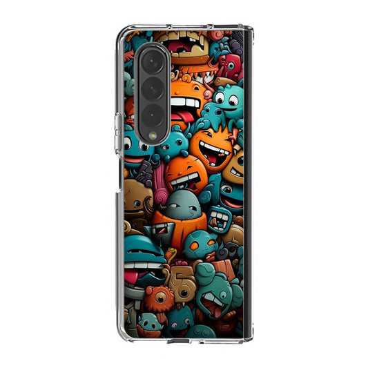 Chaos Chuckles Invasion Samsung Galaxy Z Fold 3 Case