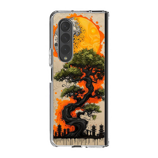 Eclipse of the Eternal Bonsai Samsung Galaxy Z Fold 3 Case