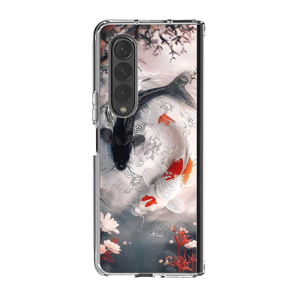 Eternal Balance of The Koi Spirits Samsung Galaxy Z Fold 4 Case