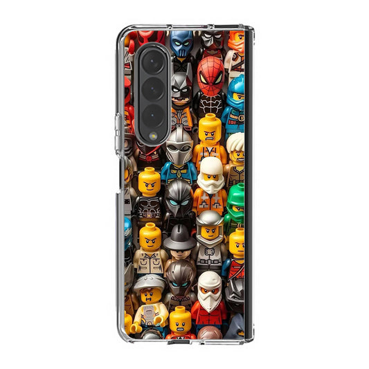 Mini Figures Heroes Assemble Samsung Galaxy Z Fold 3 Case